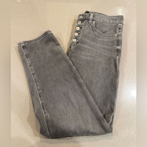 Banana Republic Denim - Banana Republic Women’s black color high rise slim jeans size 28 short